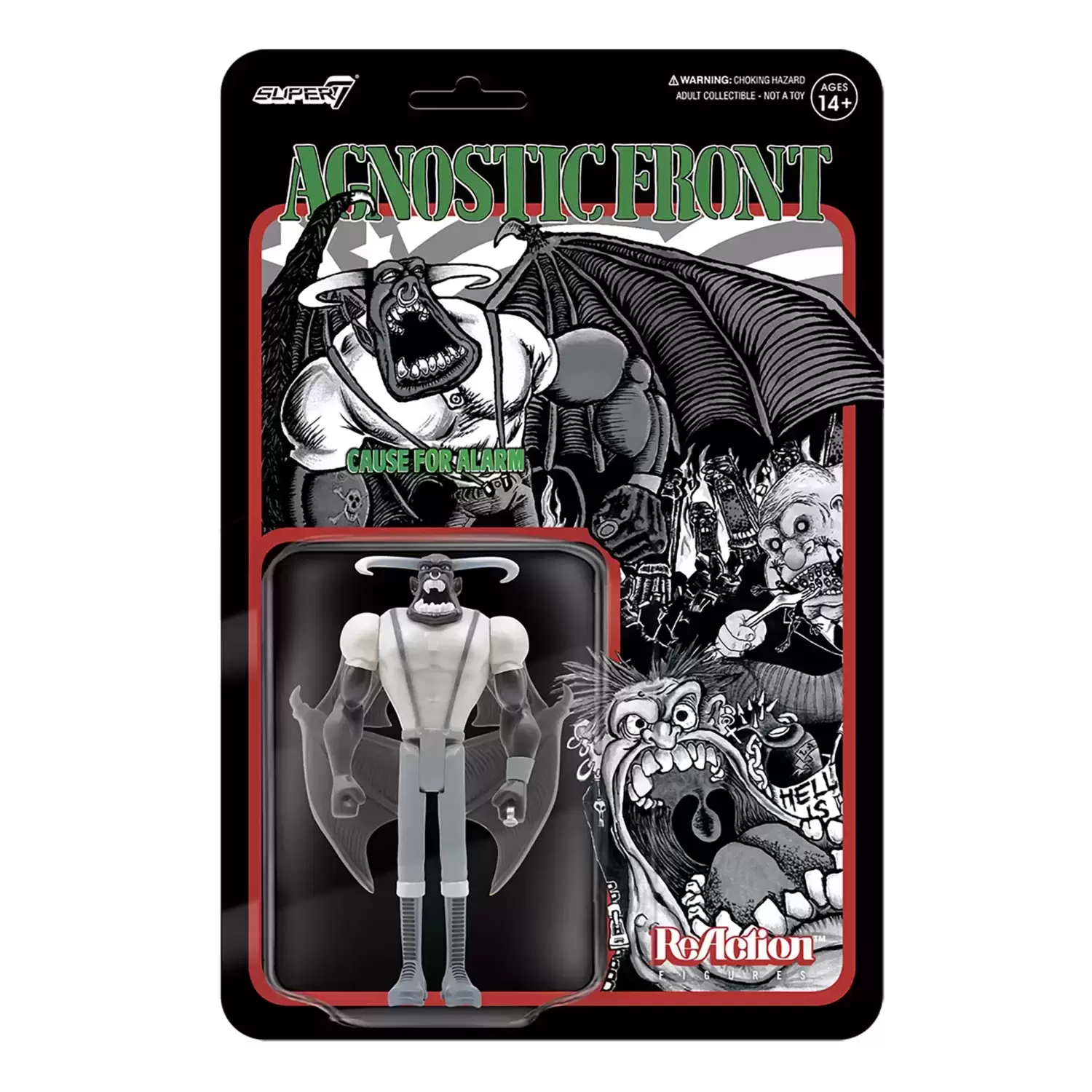 ReAction Figures - Agnostic Front - Eliminator (Grayscale)
