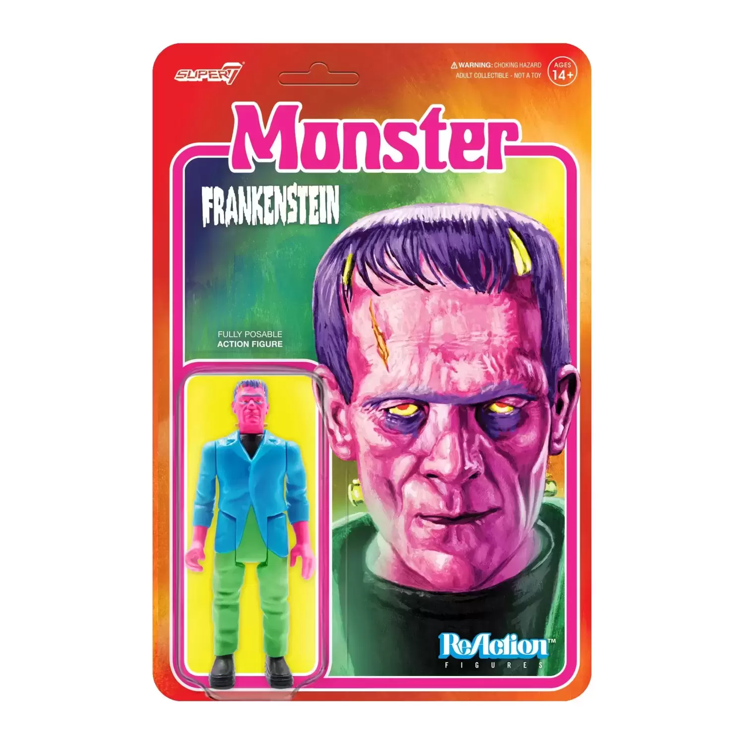 ReAction Figures - Universal Monsters - Frankenstein (Costume Colors)