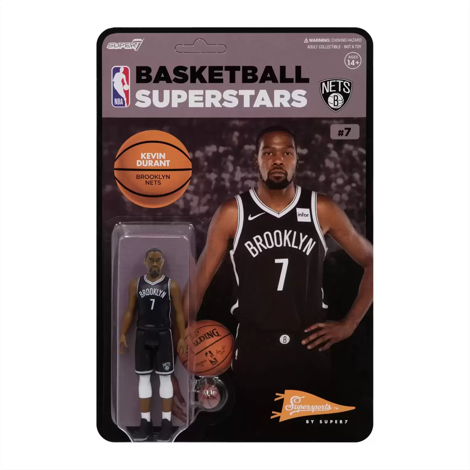 Supersports by Super7 - Basketball - Kevin Durant (Nets)