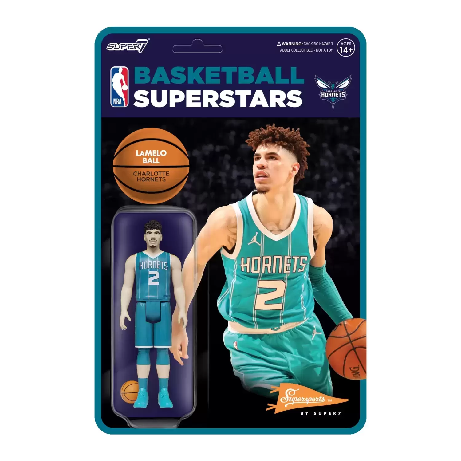 Supersports by Super7 - Basketball - LaMelo Ball (Hornets)