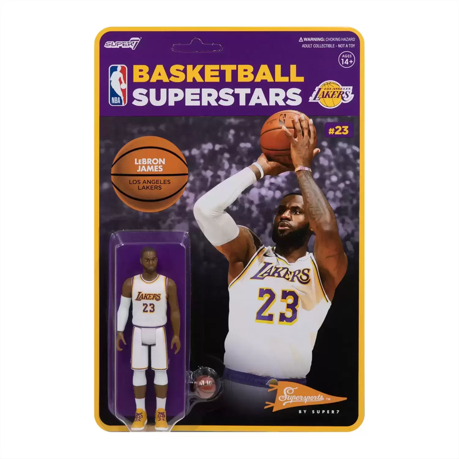 Supersports by Super7 - Basketball - LeBron James Alternate Jersey (Lakers)