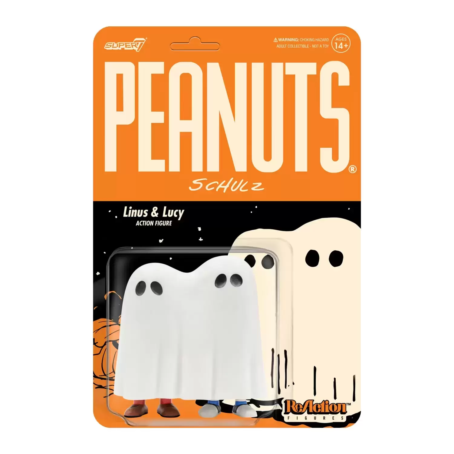 ReAction Figures - Peanuts -  Linus & Lucy Ghost