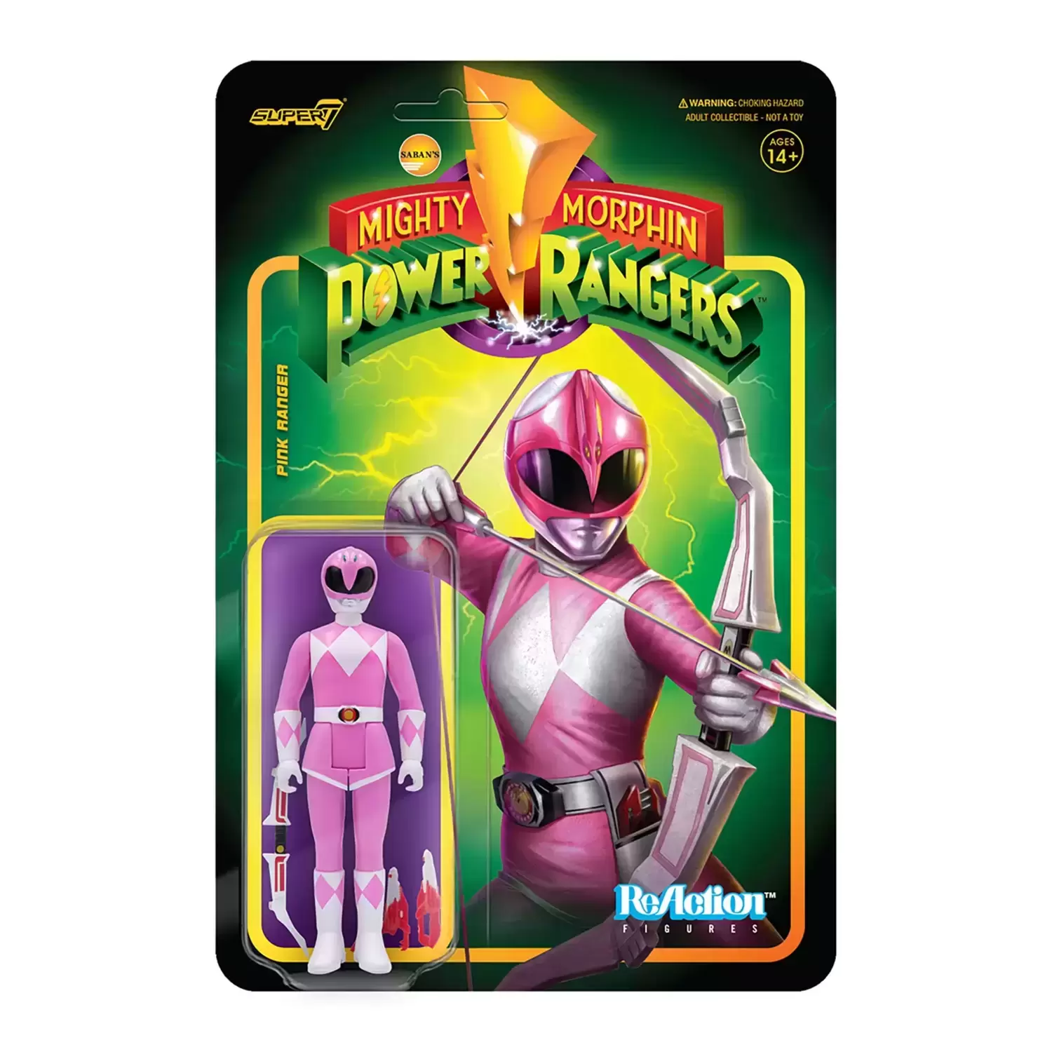 ReAction Figures - Power Rangers - Pink Ranger