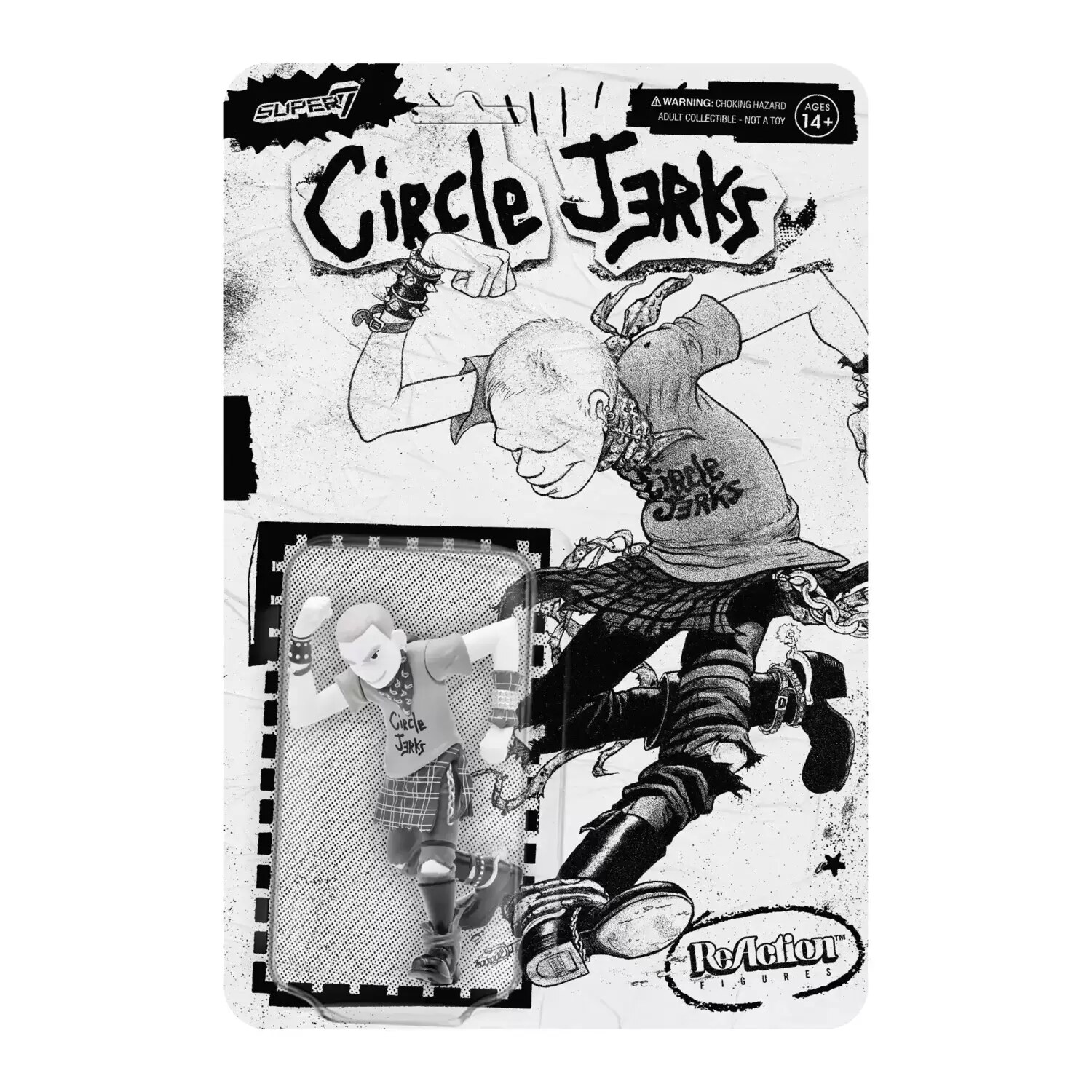 ReAction Figures - Circle Jerks - Skank Man (Grayscale)