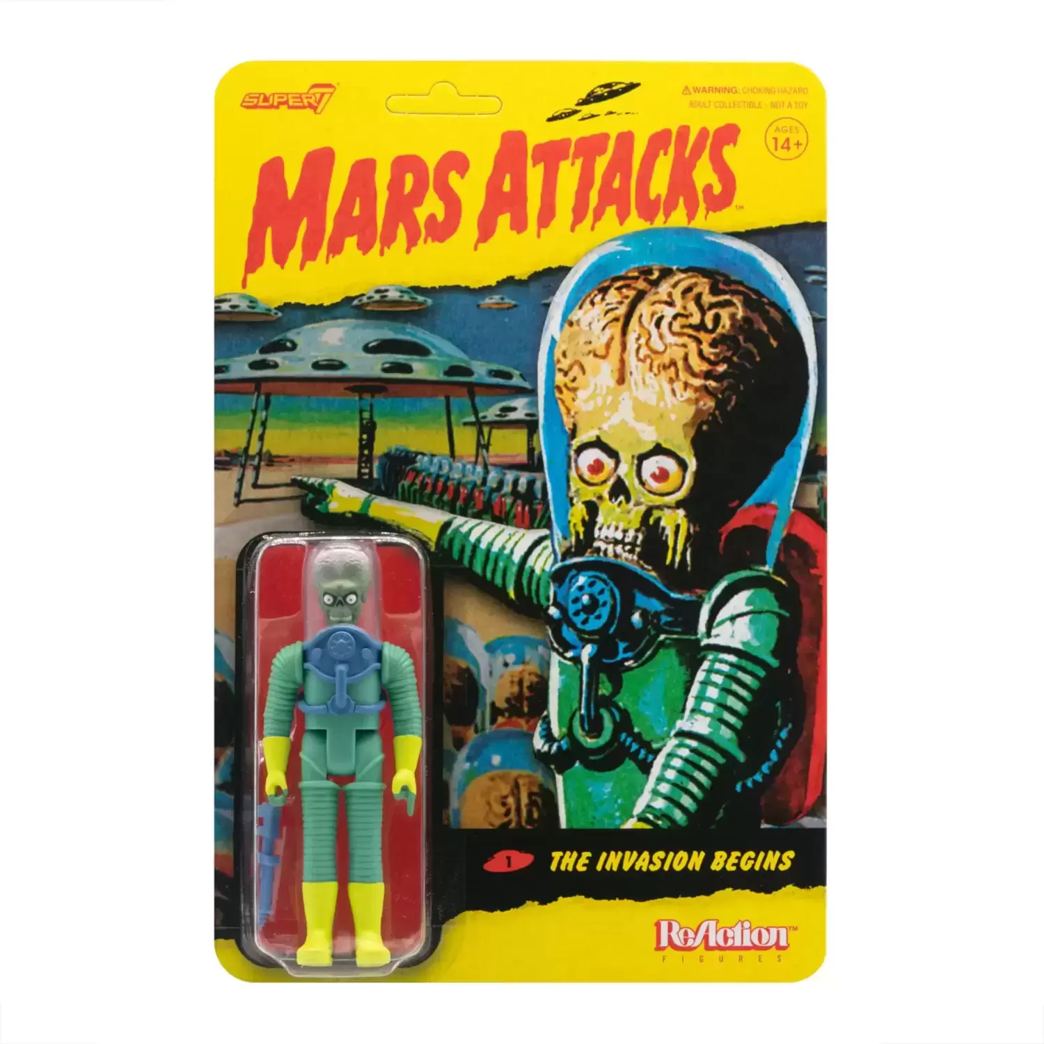 ReAction Figures - Mars Attacks Trading Cards - The Invasion Begins