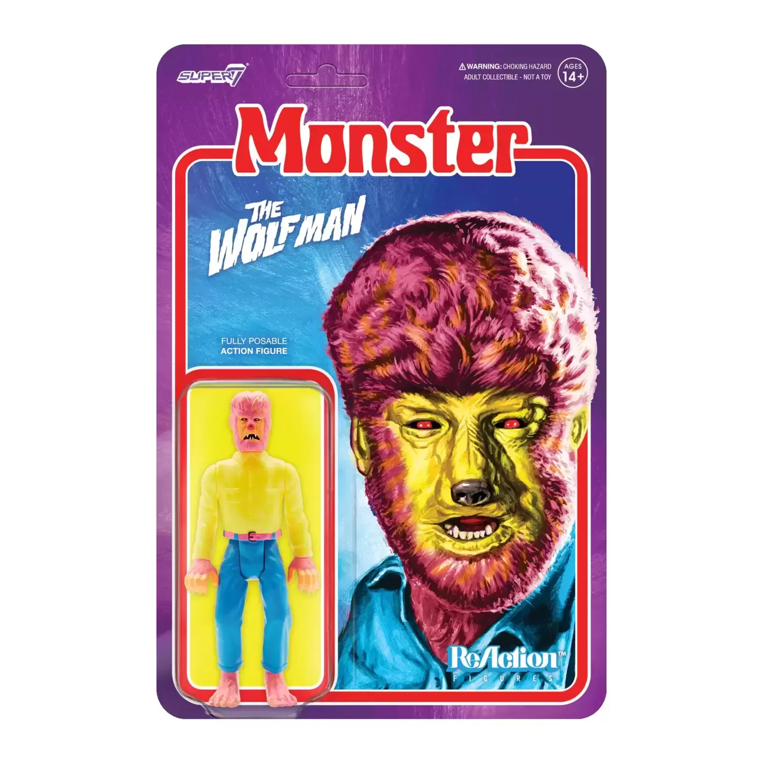 ReAction Figures - Universal Monsters - The Wolf Man﻿ (Costume Colors)