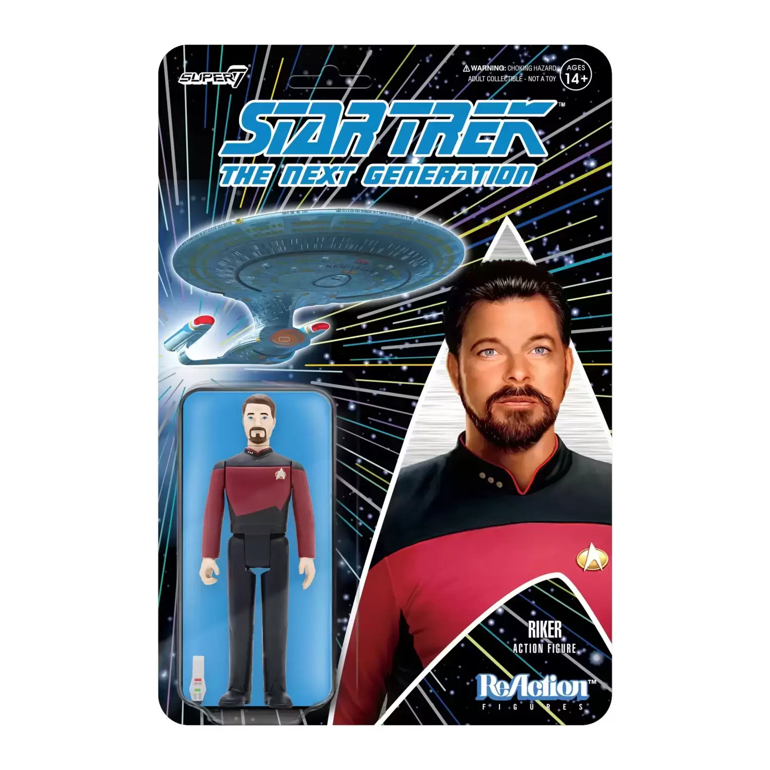 ReAction Figures - Star Trek The Next Generation - Riker