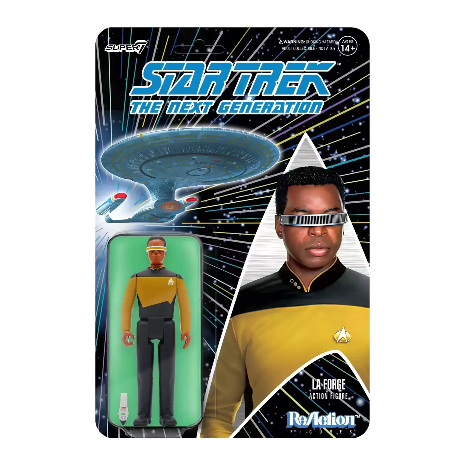 ReAction Figures - Star Trek The Next Generation - La Forge