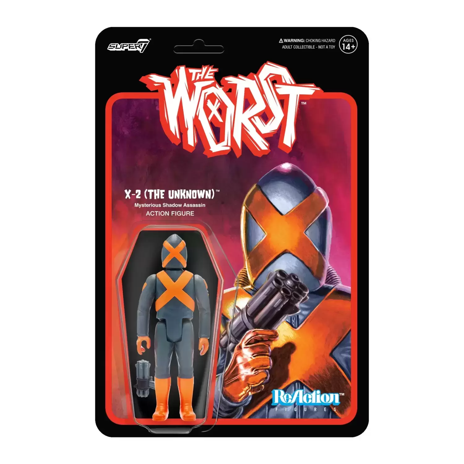ReAction Figures - The Worst - X-2 (The Unknown)