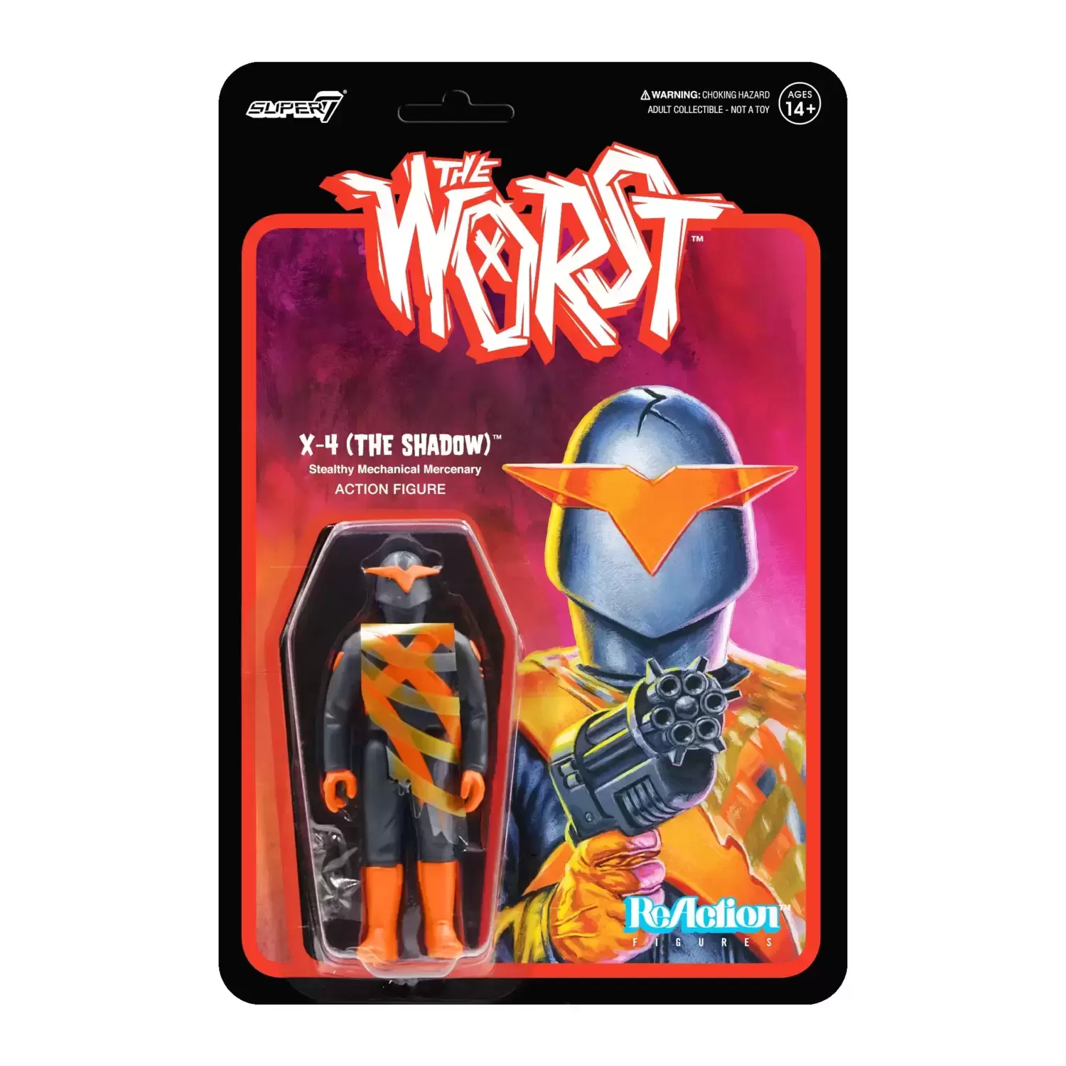ReAction Figures - The Worst - X-4 (The Shadow)