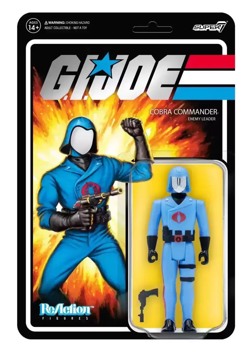 Super7 ReAction - G.I. Joe - Cobra Commander (Vac Metal)