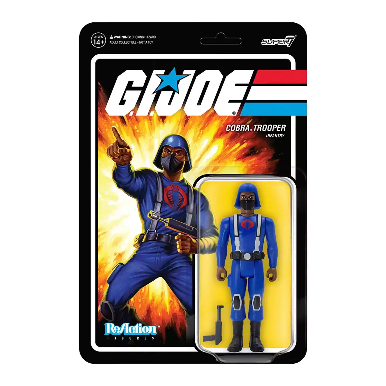 Super7 ReAction - G.I. Joe - Cobra Trooper H-back (Brown)