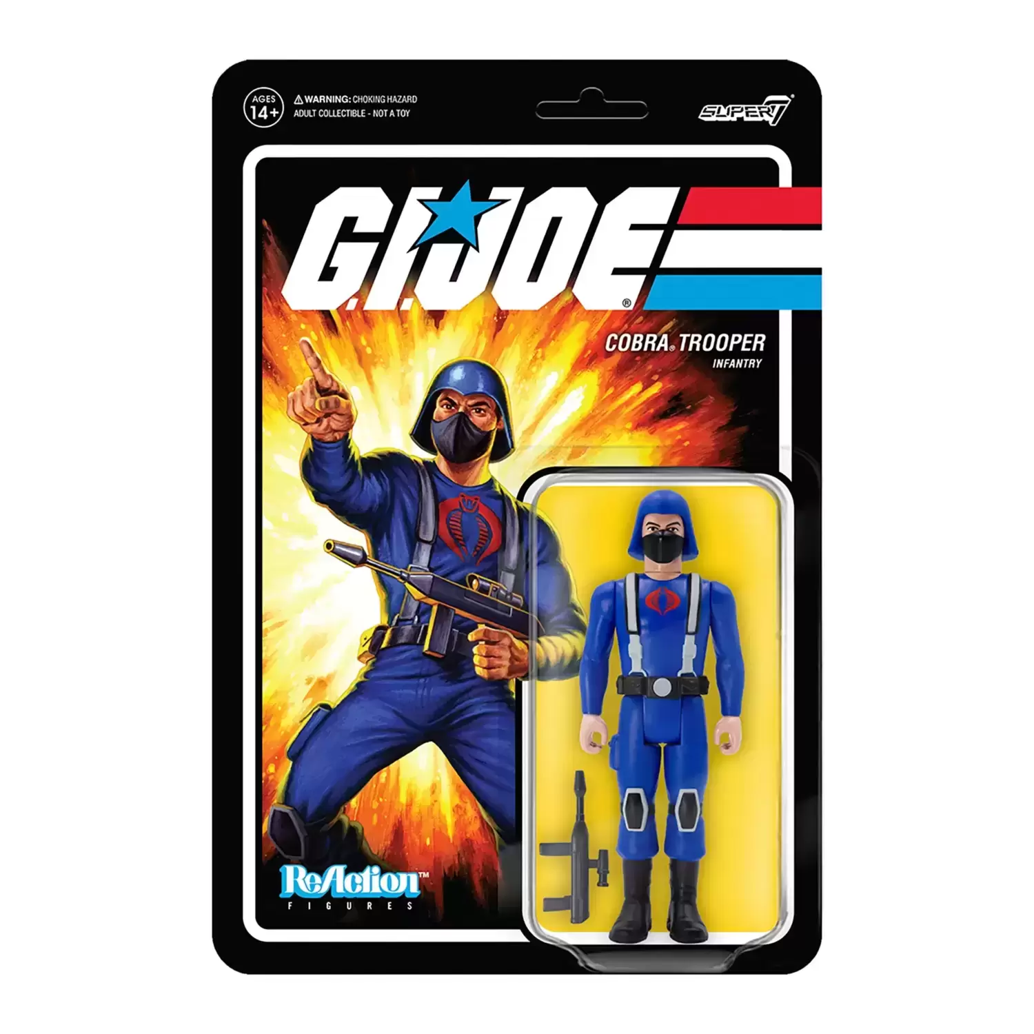 Super7 ReAction - G.I. Joe - Cobra Trooper H-back (Pink)