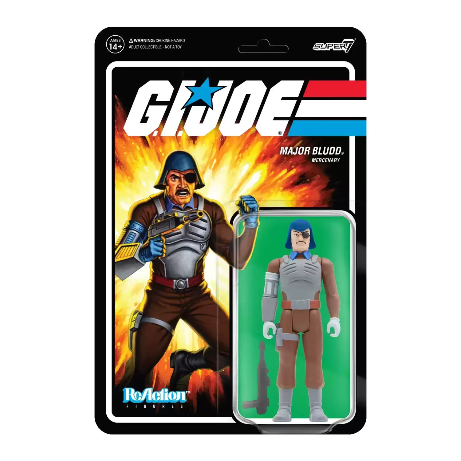 Super7 ReAction - G.I. Joe - Major Bludd
