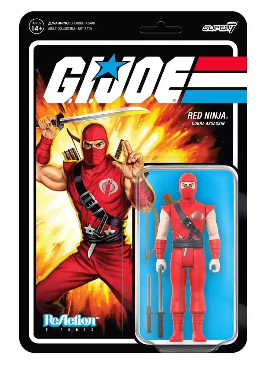 Super7 ReAction - G.I. Joe - Red Ninja