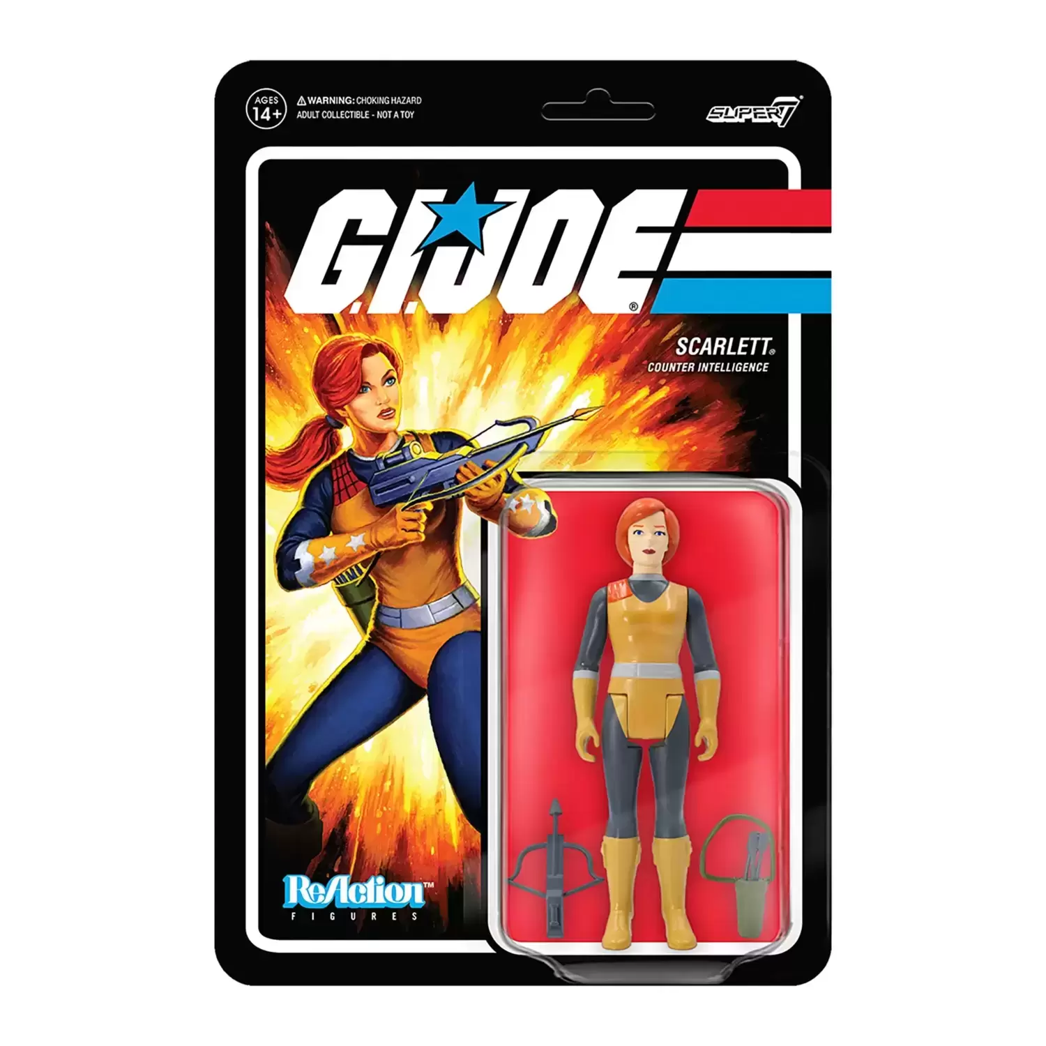 Super7 ReAction - G.I. Joe - Scarlett