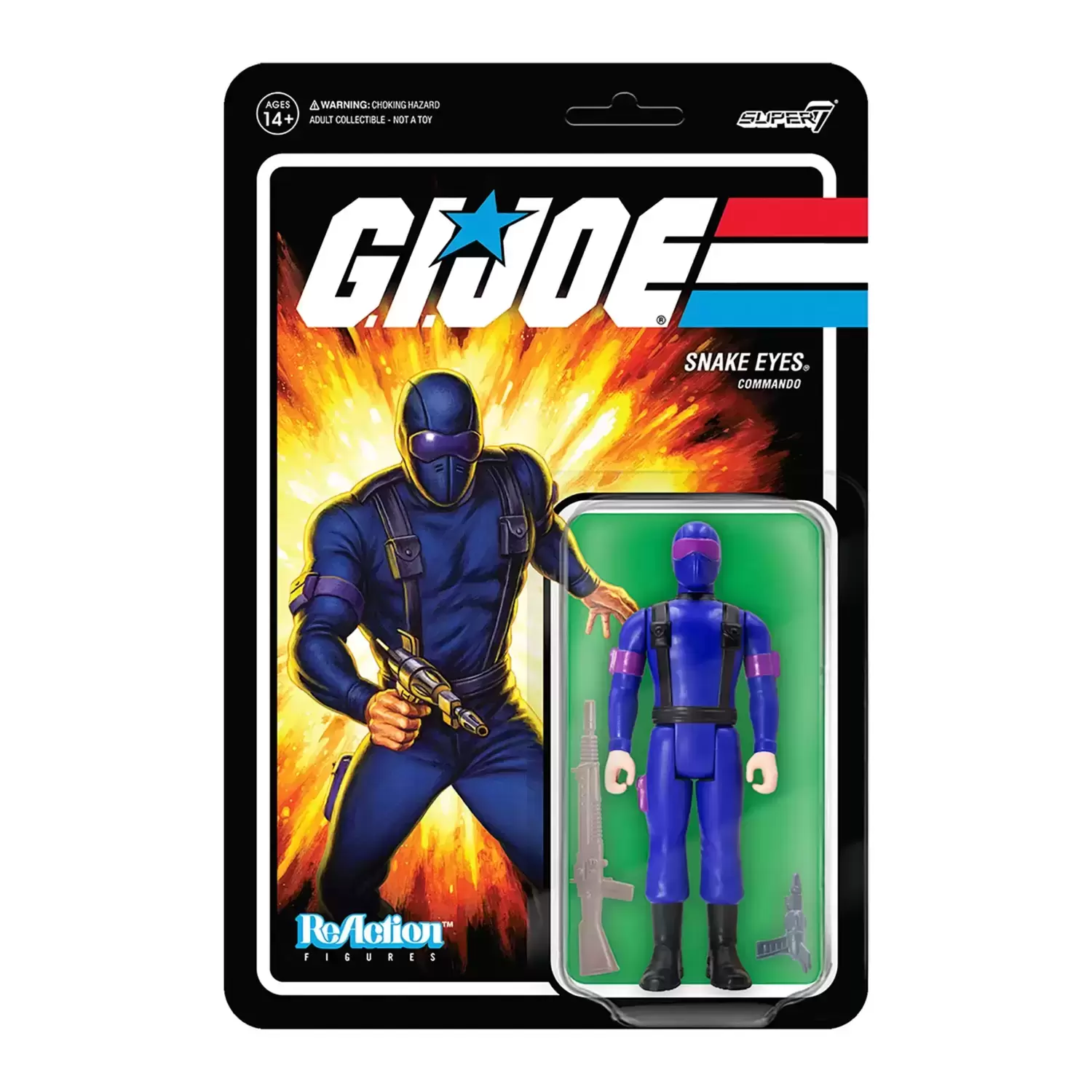 Super7 ReAction - G.I. Joe - Snake Eyes (RAH)