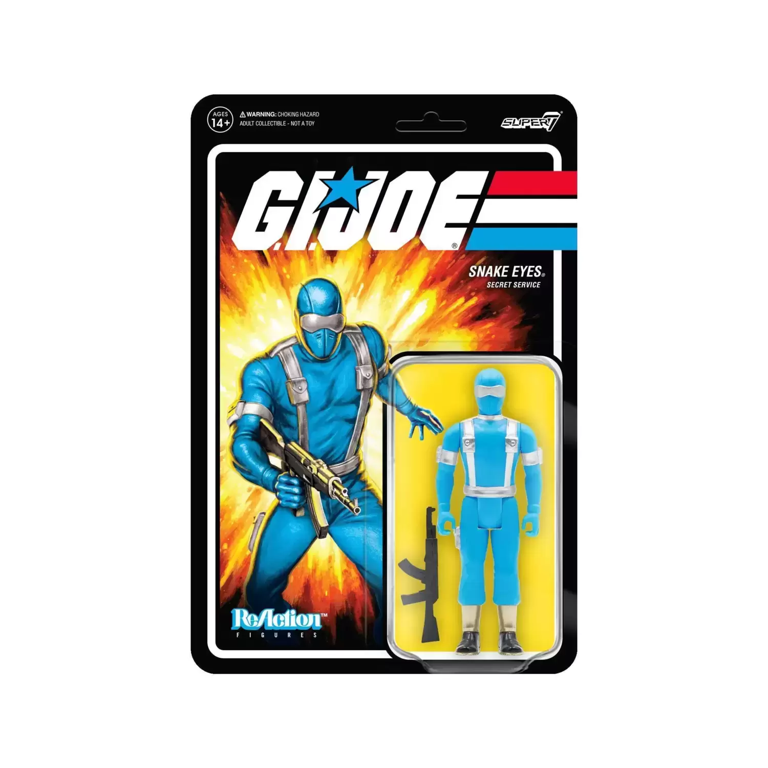 Super7 ReAction - G.I. Joe - Snake Eyes (Secret Service)