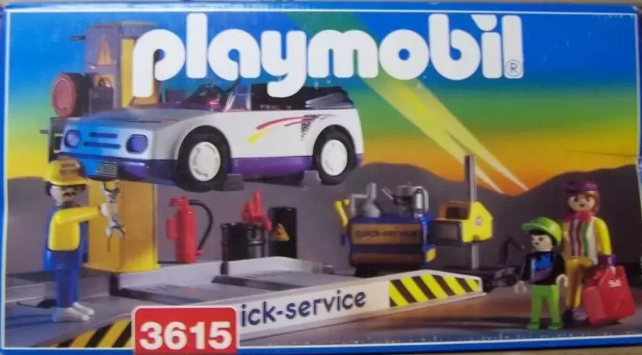 Playmobil dans la ville - Station de réparation véhicules