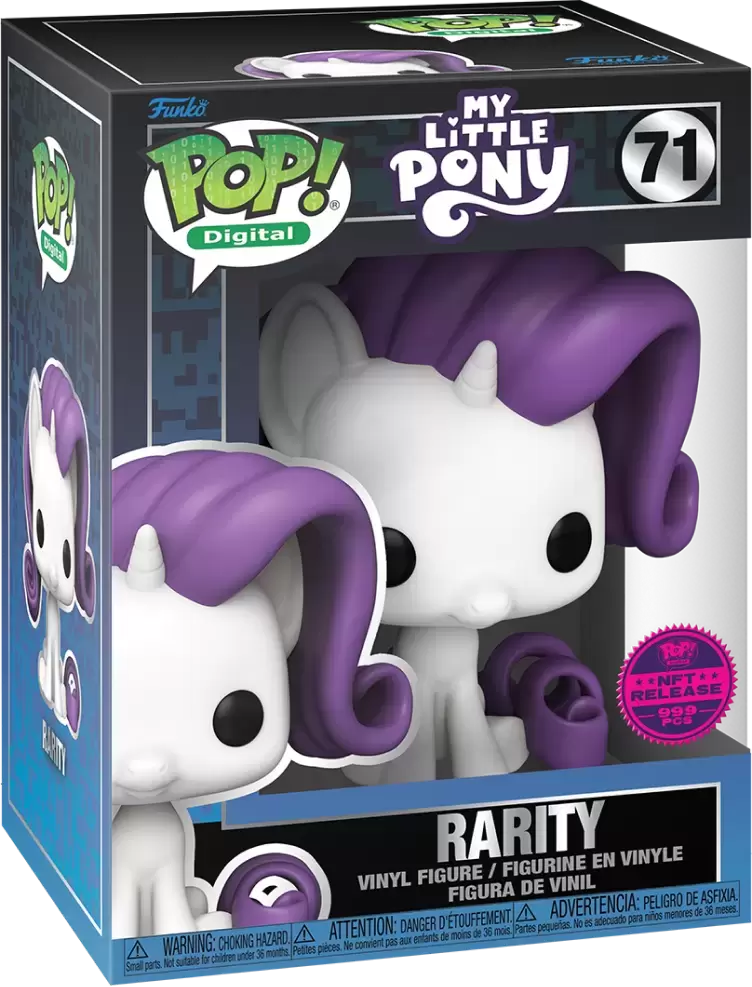 Sluit een verzekering af overschot Verbeteren My Little Pony - Rarity - POP! Digital action figure 71