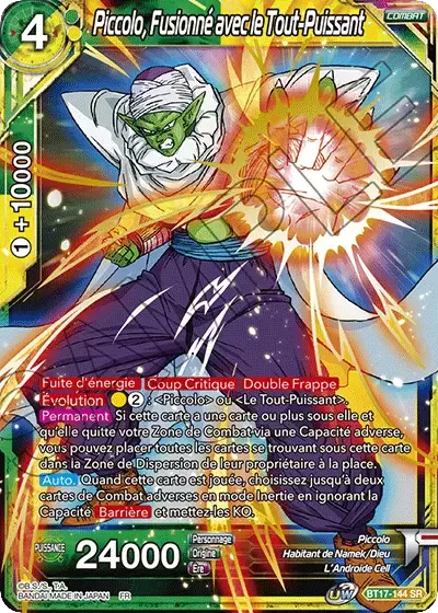 Ultimate Squad [BT17] - Piccolo, Fusionné avec le Tout-Puissant