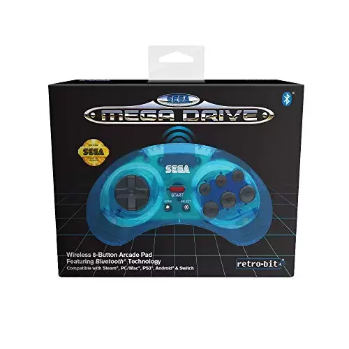 SEGA Saturn Stuff - Retrobit - Blue Joystick