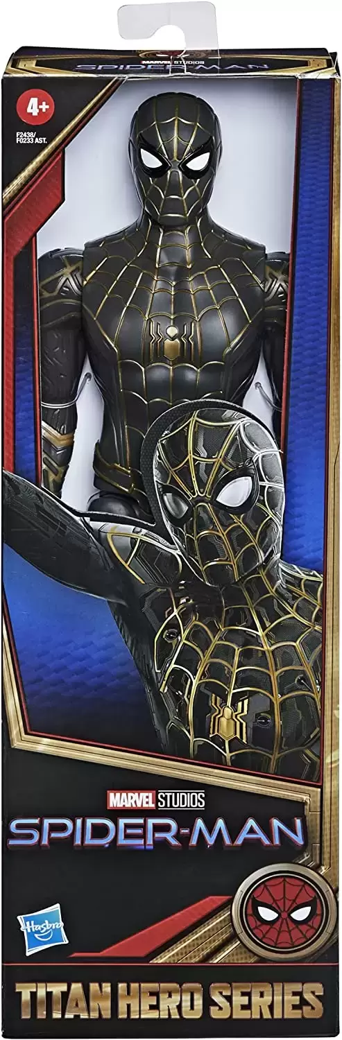 Titan Hero Series - Spider Man Black And Gold Suit - Spider Man No Way Home