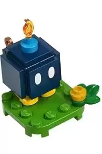 LEGO Super Mario Character Pack - Bob-omb - Scanner Code with Pink, Lime and Lavender Lines