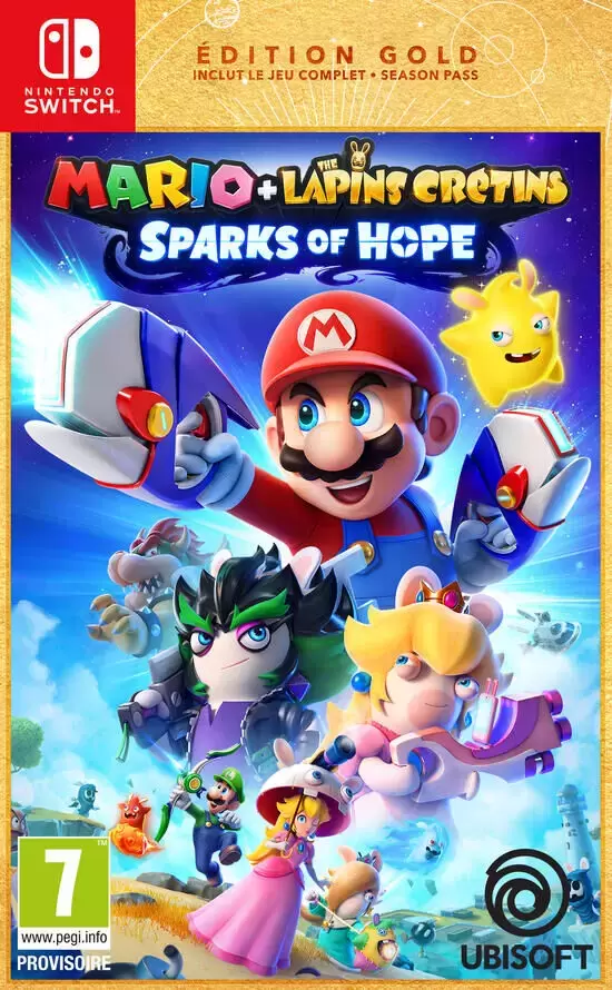 Nintendo Switch Games - Mario + Les Lapins Cretins Sparks Of Hope - Gold Edition