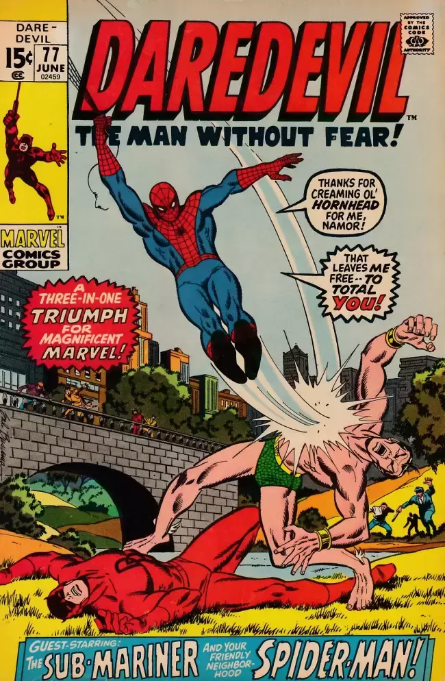 Daredevil Vol. 1 - 1964 (English) - And so enters the Amazing Spider-Man