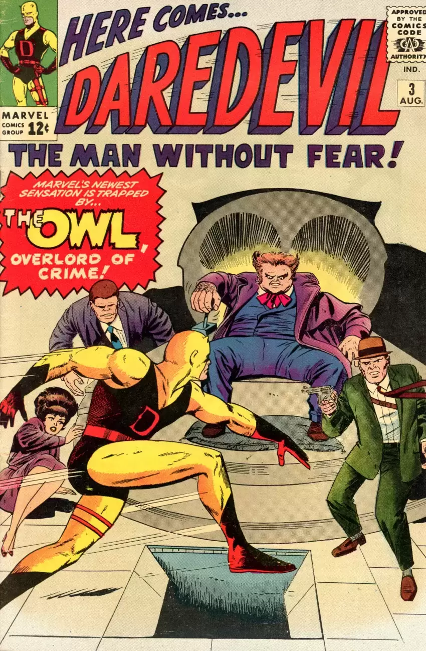 Daredevil Vol. 1 - 1964 (English) - The Owl, Ominous Overlord of Crime!