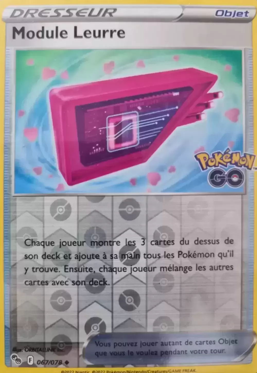 Module Leurre Reverse - carte Pokémon 067/078 Pokémon Go