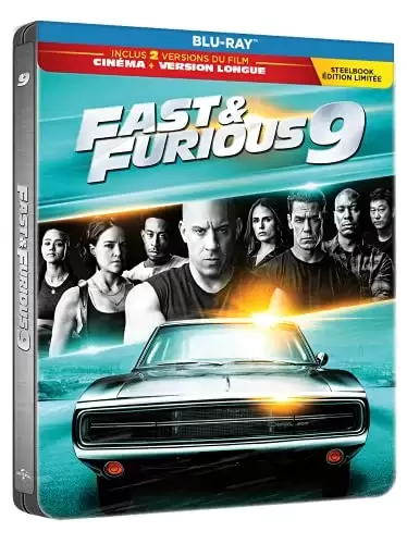 Fast & Furious - Fast & Furious 9 [Édition limitée boîtier SteelBook-Film cinéma et Version Longue]