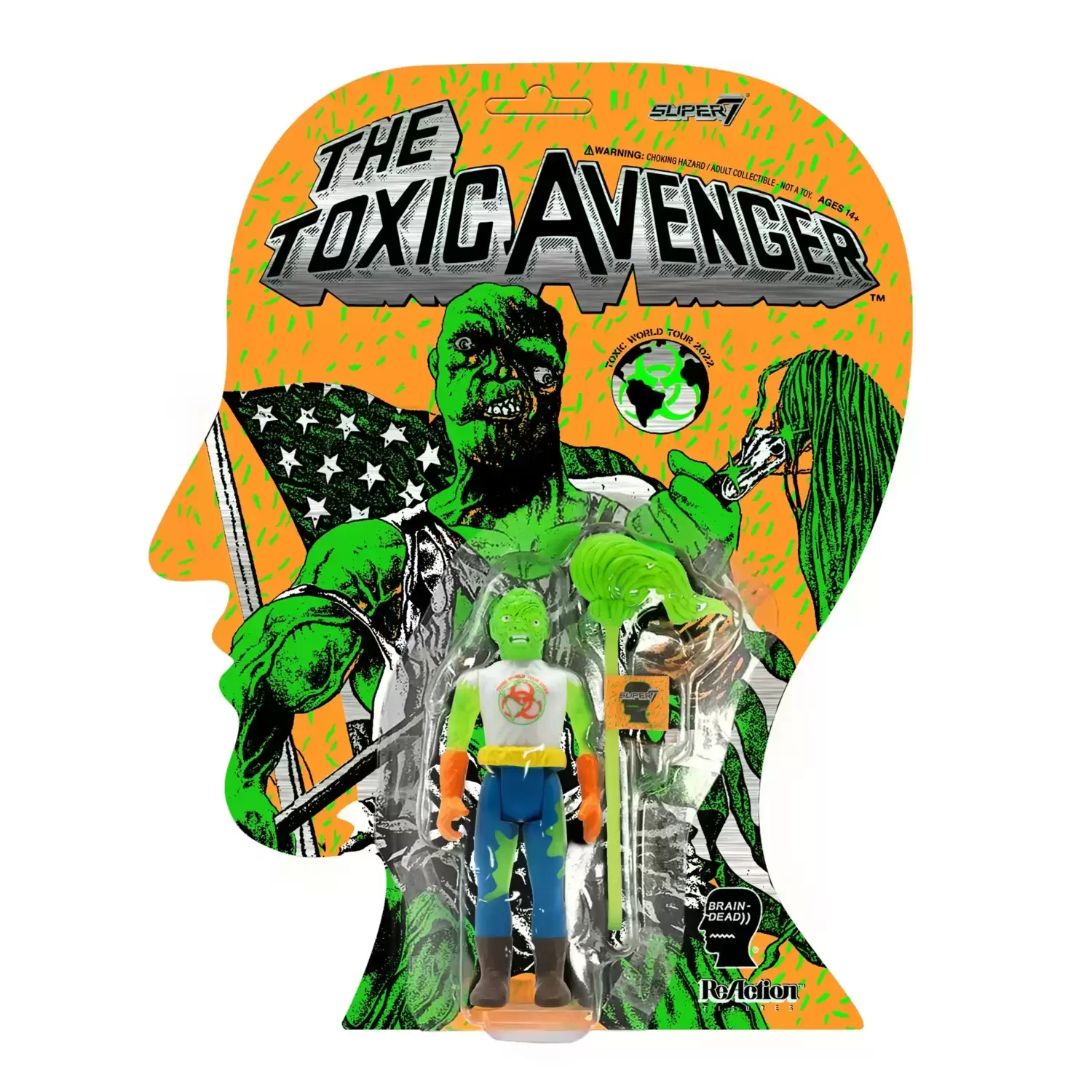 ReAction Figures - The Toxic Avenger - Toxie (Glow)