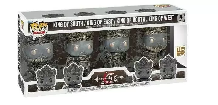 POP! Asia - King of South, King of East, King of North, King of West 4 Pack