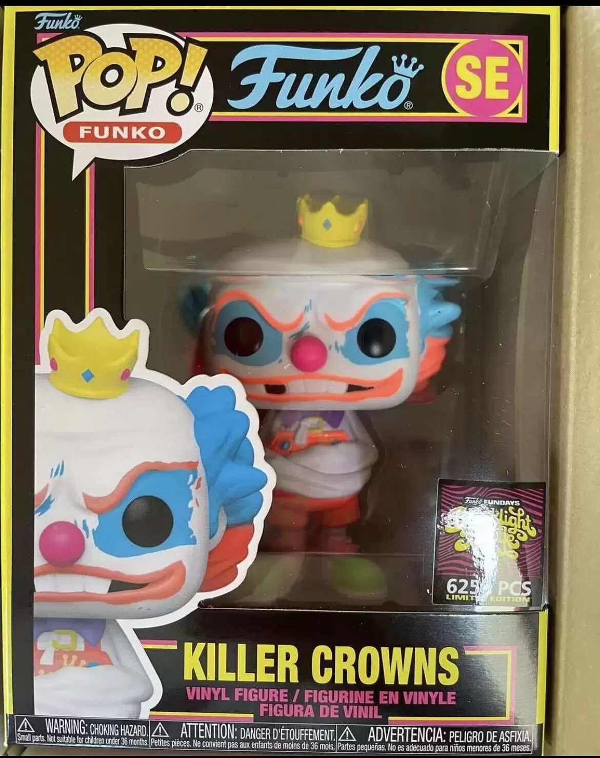 POP! Funko - Killer Clown Blacklight