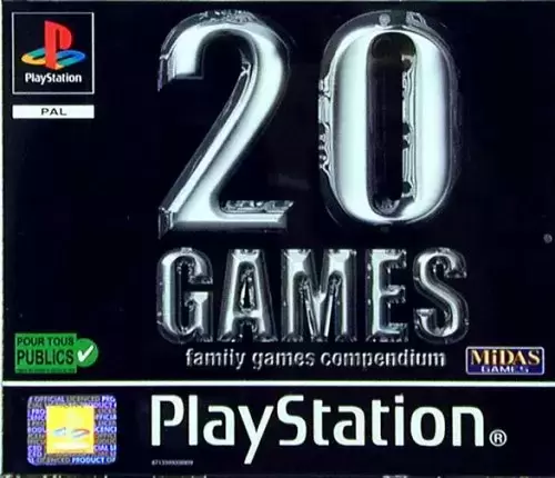 Jeux Playstation PS1 - 20 Games For Everyone