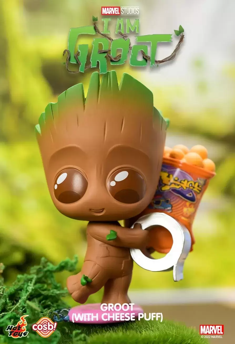 Groot (with Cheese Puff) - Cosbi I am Groot action figure CBX013-03