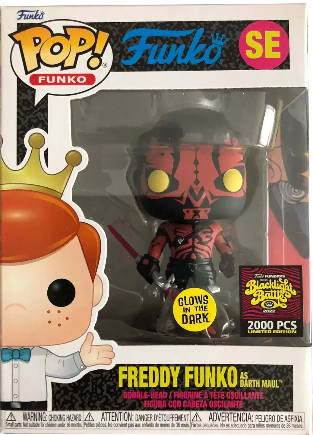 POP! Funko - Freddy Funko as Darth Maul GITD