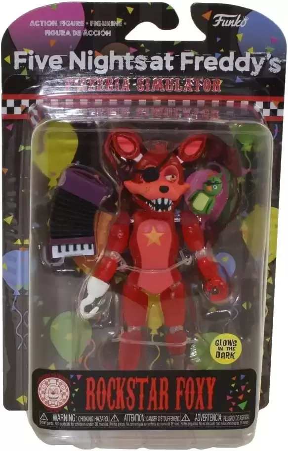 Freddy Fazbear's Pizzeria Simulator Rockstar Foxy Action Figure