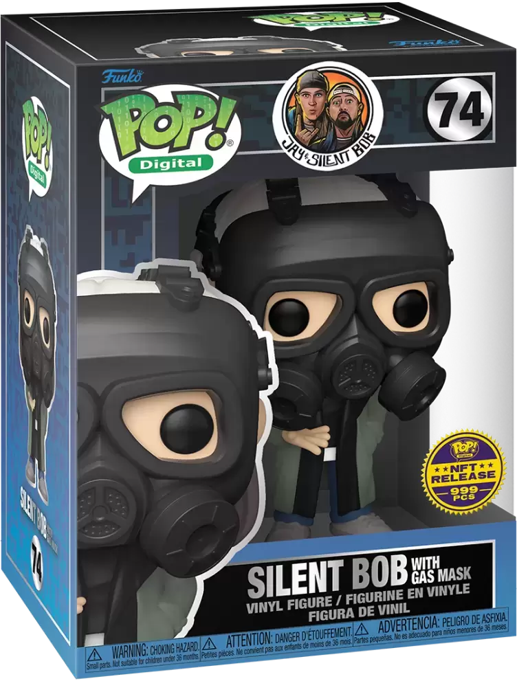 POP! Digital - Jay & Silent Bob - Silent Bob With Gas Mask