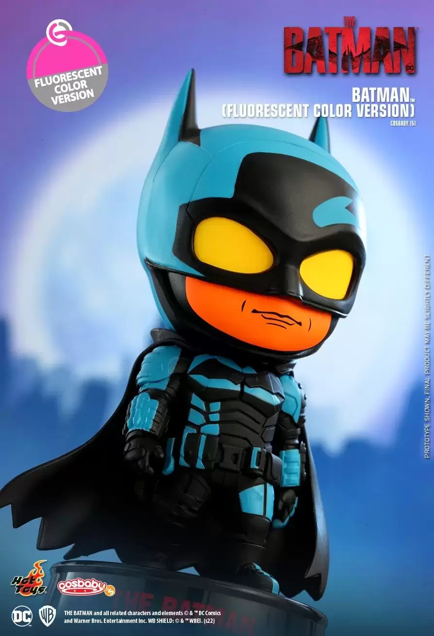 Cosbaby Figures - The Batman - Batman (Fluorescent Color Version)