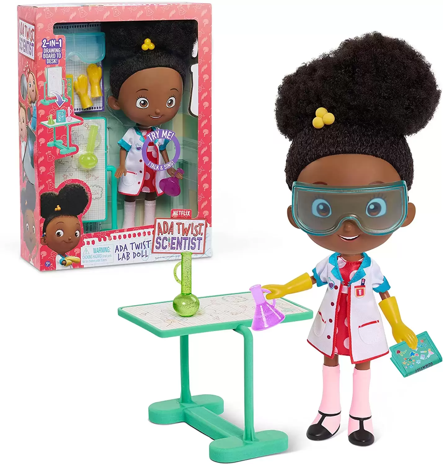 Ada Twist Scientist Dolls & Playstes - Ada Twist, Scientist Ada Twist Lab Doll