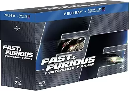 Fast & Furious - Fast and Furious-L\'intégrale 7 Films [Blu-Ray + Copie Digitale]