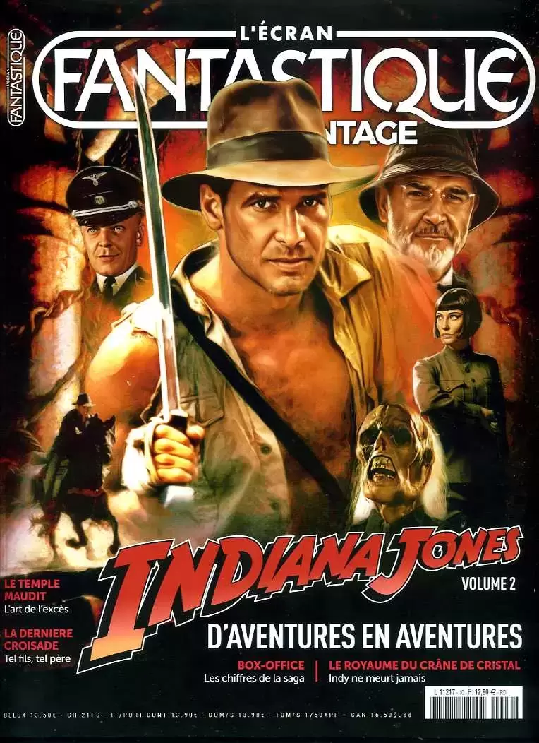L\' Ecran Fantastique Vintage - Indiana Jones Volume 2 D\' aventures en aventures / Demain l\' apocalypse la fi du monde à l\'écran