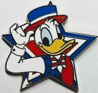 Disney - Pins Open Edition - Mickey Mouse & Friends Patriotic Pin Trading Starter Set - Donald Duck