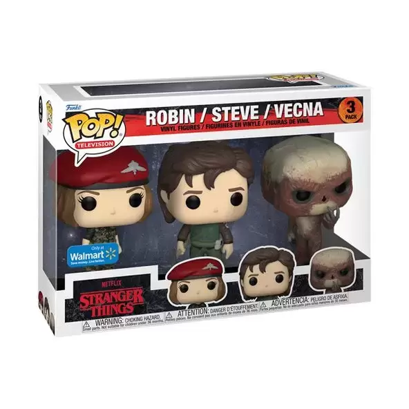 POP! Television - Stranger Things - Robin, Steve & Vecna 3 Pack