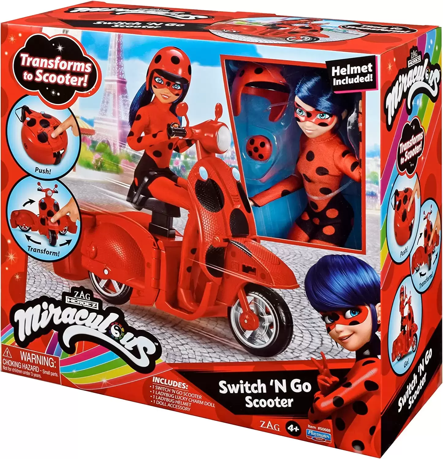 Miraculous Ladybug - Switch \'N Go Scooter