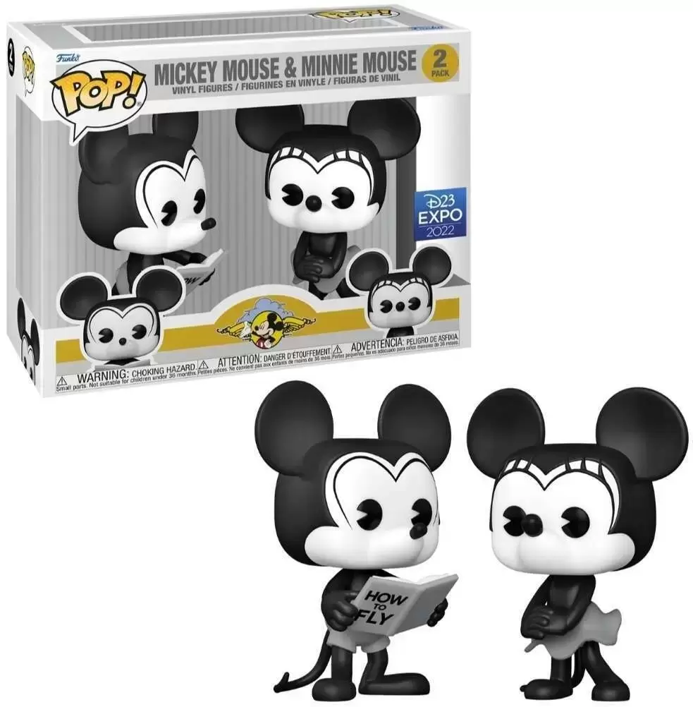 POP! Disney - Disney - Mickey Mouse & Minnie Mouse 2 Pack