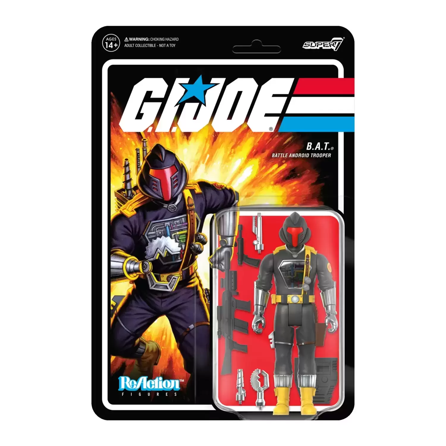 Super7 ReAction - G.I. Joe - Cobra B.A.T.